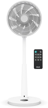 Duux Whisper 3 Standing Fan, 26 Speeds, Remote, White