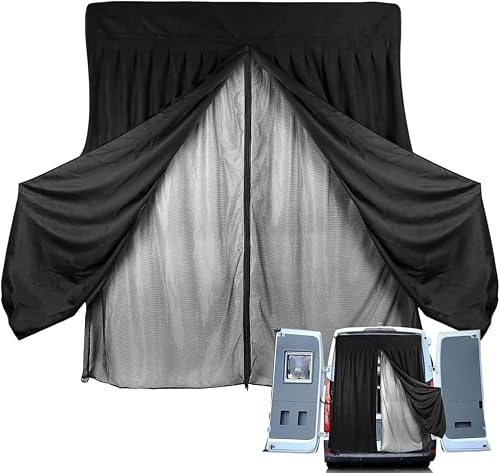 PANGUYN Heckklappe Moskitonetz Passend für VW Caddy/Caddy Maxi 2004-2024, Insektenschutz Camping Zubehör Sonnenschutz Heckfenster Atmungsaktiv Vorhang,165 * 210cm