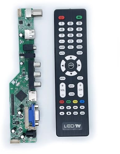 T.SK105A.03 Scheda Driver Del Controller TV Universale VGA HD-MI USB TV Scheda Madre Segnale Analogico 15-42 Pollici(T.SK105A.03)