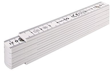 Stabila 1004 Kunststoffmaßstab Modell, weiß