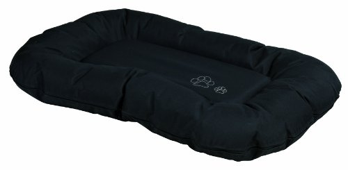 TRIXIE hochwertiges und robustes Hundekissen BE NORDIC Kissen Föhr, mit Rand, 120 × 90 cm, dunkelgrau- 37462