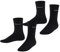 ESPRIT Unisex Kinder Socken Foot Logo Multipack K So Baumwolle einfarbig 2 Paar, Schwarz Black 3000, 23-26