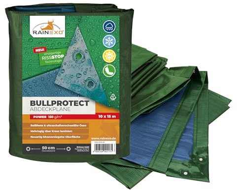 Rainexo Abdeckplane 10x15m; Stärke: 150g/m²
