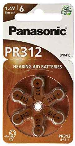 Panasonic Pack de 60 Piles Type 312 30