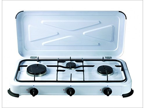Cucina portatile a gas 3 fuochi