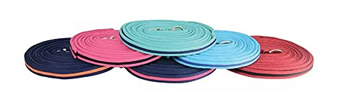 Hy Soft Webbing Lunge Rein: Baby Blue