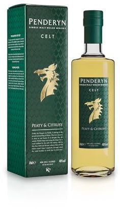 PENDERYN - Celt - Single Malt Whisky - 40% Alcool - Origine : Pays de Galles - Bouteille 70 cl