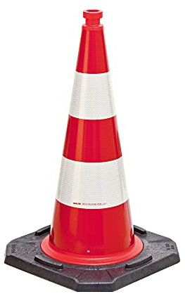 Moravia MORION ReflexKegel EU (Warnkegel) Typ A, rot/weiß, 750mm, 3kg - 35020286