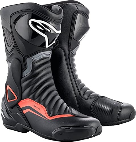 Alpinestars SMX-6 V2 Stivali da moto nero/grigio/rosso 44