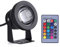 Nikou Lampe Spot Sous-Marines à LED, IP68 10W 12V RGB Sous-Marine Eclairage Yacht Spot Light Lampe Étanche Noir pour Bateau Yacht Pondside (Coquille Noir)