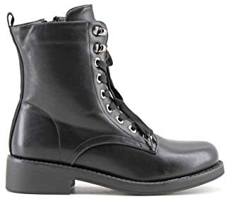 MODELISA - Botas Con Cordon Para Mujer (Negro, numeric_36)