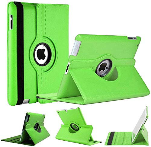 World biz Rotating Case for iPad Mini 5 Mini 4, iPad Mini5 (2019) iPad Mini4 (2015) 360 Degree Rotation Stand Shockproof Protective Cover With Auto Sleep Wake Function (Green)