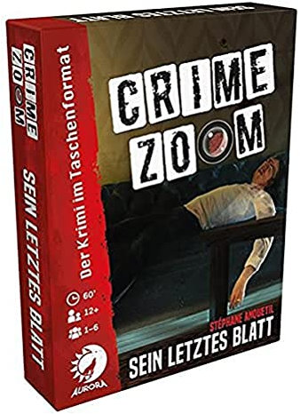 Aurora Crime Zoom Fall 1: Sein letztes Blatt, Familienspiel, Rätselspiel, Deutsch LDGD0004 Mehrfarbig, Bunt