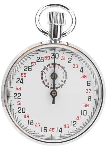 Chronomètre Mécanique - Chronomètre de Sport Minuterie Chronographe Portable Chronomètre Réveil Calendrier Horloge pour Entraîneurs Sportifs et Arbitres