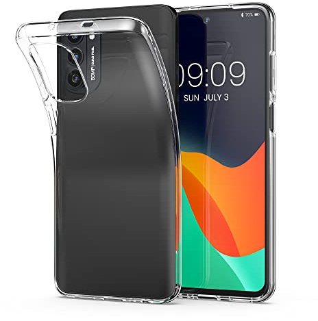 kwmobile Hülle kompatibel mit Motorola Moto G52 / Moto G82 5G - Silikon Handyhülle transparent - Handy Case in Transparent