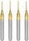 sourcing map End Mill CNC Router Bits, 1/8 3.175mm Shank 0.8mm x 6mm Titanium Coated Tungsten Carbide Left Hand Engraving Milling Cutter for PCB Plastic Fiber Wood 4pcs
