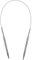 Aeelike 40 cm Rundstricknadel Set, 5,0 mm Edelstahl Rundstricknadeln mit Farbiges Stahlseil, Metall Rundstricknadeln Set, Ergonomische Stricknadeln Rundstricknadel für Anfänger, Erwachsene, Profis