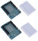 Hailege 2pcs UNO R3 Proto Shield Prototyp Expansion Board mit SYB-170 Mini Breadboard basierend auf Arduino UNO R3 ProtoShield