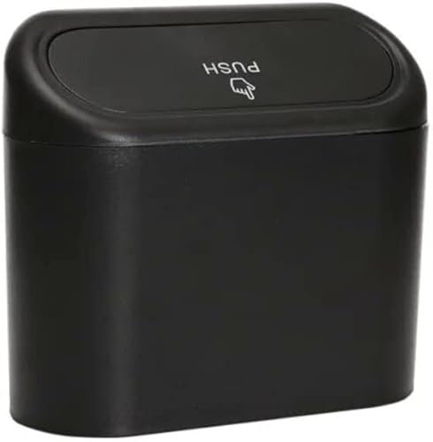 RUFD Car Trash Bin with Lid for Land Rover Discovery 4 /Discovery Sport/Freelander/Range Rover, Mini Car Rubbish Bin Hanging Waterproof Portable Cute Organizer Bin for Storage and Organization