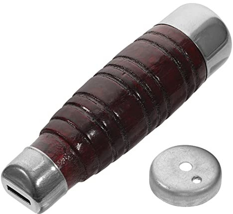 INNAL Handle Japanese Kitchen Repair Handle Hand Grip Wood Scales for Sashimi Nakiri Natural Wood Handle Replacement Dark Red