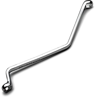 Capri Tools 11 mm Brake Bleeder Wrench, Angled Double Box End, Metric
