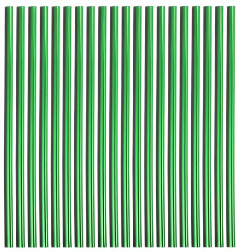 X AUTOHAUX 20pcs Car Air Conditioner Outlet Vent Trim Decor Strip Green | 20pcs, Air Conditioner Outlet Vent Trim Decoration Strip, Green