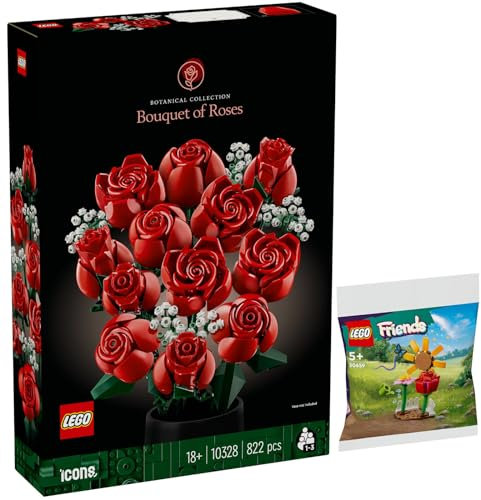 Lego - Set di fiori 10328 mazzo di rose e 30659