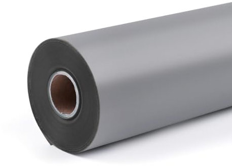 LOKLiK Rouleau Gris de Vinyle Permanent Adhésif Matte Tissus Textiles 1 pc 30.5 x 180 cm