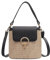 QiaoJun Sac De Paille,Sac Paille Sacs de Paille Bandoulière Sacs de Godet tissé de Luxe de Luxe Sac de Paille de Plage d'été(Black)