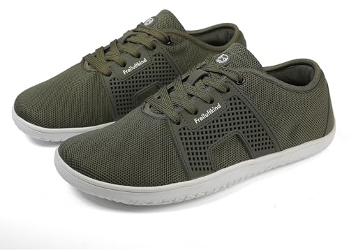 Freiluftkind Hokkaido Chaussures Pieds Nus (Kaki/Taille EU 39) – La Chaussure Pieds Nus Parfaite pour Ton Aventure – Chaussures Pieds Nus Femmes – Chaussure Barefoot Hommes
