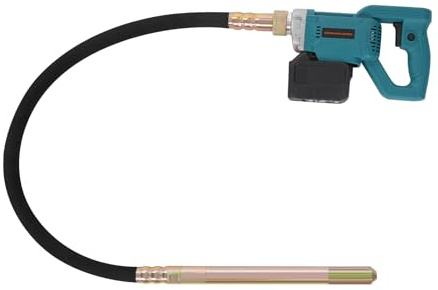 21V Brushless Cordless Concrete Vibrator Handheld Electric Cement Vibrating Poker with Charger and Battery, Concrete Poker with 1.5m Hose