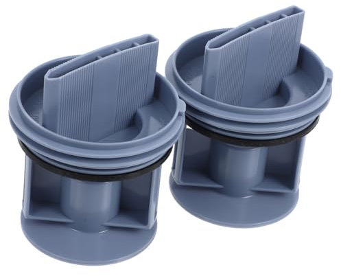 Housoutil Kit Guarnizioni Di Scarico Per Lavatrice 2 Pezzi Guarnizione Tubo Di Scarico Filtro Pompa Acqua Per Caricatori Frontali Facile Da Installare