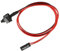 AYMBH Universal ATX PC Power Supply Switch Cable 50CM 2-Pin On/Off Push Button for Desktop Motherboard Mainboard Power Switch and Reset Connector Easy Install Durable Reliable PC Replacement Cable