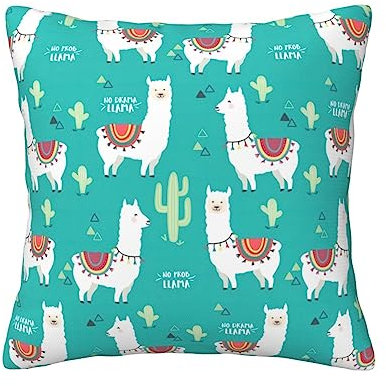 zkyfll Federa per cuscino quadrata con stampa di cactus, per divano, 30,5 x 30,5 cm