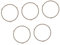 POPETPOP 5pcs Microwave Accessories Handle Microwave Replacement Part Microwave Supplies Microwave Parts Microwave Ring Microwave Light Bulb Liners Toaster Above Turntable Ring Brown