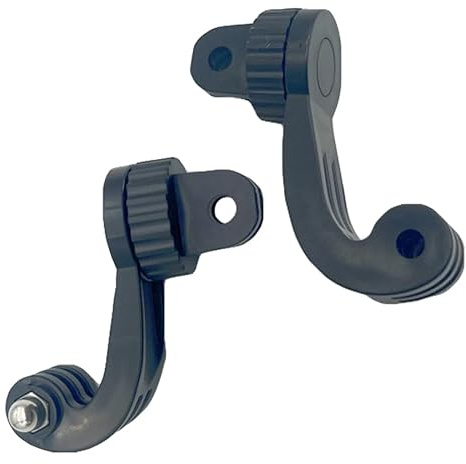 ThtRht 2 Stück Action-Kamera-Rucksack-Gurt-Halterung, Verlängerungsarm-Adapter, Brust-Halterung, verstellbarer Stecker, Halterung für GoPro DJI Osmo Insta360 Handschlaufe, Helmhalterungen