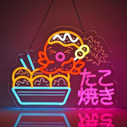 Bunte LED Neon Zeichen Japanisches Ramen Sushi Knödel Dekorative Lampe Licht auf Zeichen für Dessertgeschäft Restaurant Bar Küche Home Art Wanddekoration