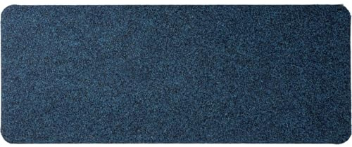 ANRO Schuhparkplatz Fußmatte rutschfest Fußabtreter Schmutzfangmatte Indoor Sauberlaufmatte schmal Abtropfmatte für Eingang Uni Blau 30 x 60 cm