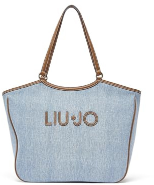 Liu Jo Schultertasche Shopper Ferielle Tote Light Denim hellblau
