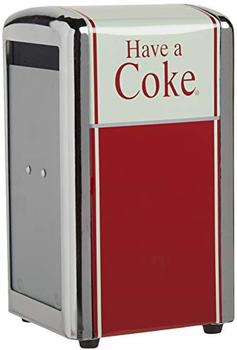 Tablecraft CC301 Coca-Cola-Marke, Metall, Serviettenspender