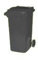 BritishBins Wheelie Bin - Grey - 240L - Normal Council Size For Household Wheelie Bin - Tough & Durable - For All Your Outdoor Rubbish - EN840 Certified & Tested