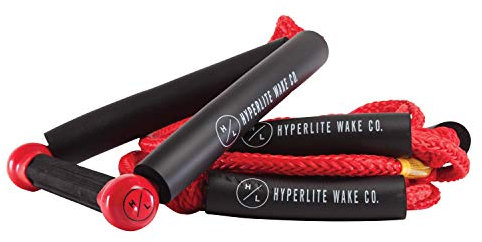 Hyperlite 2020 25 Ft Surf Rope with Handle - Red