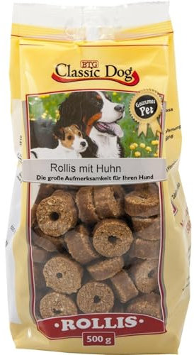 Classic Dog Snack Rollis 500 g Huhn
