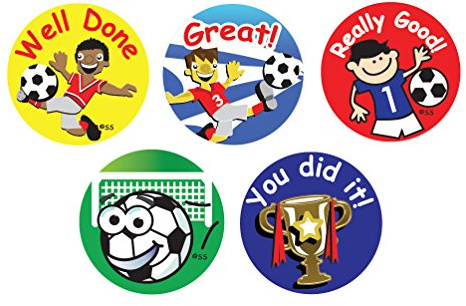 SuperStickers Football Themed Reward Stickers. Pack of 180.