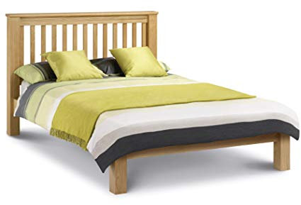 Julian Bowen Amsterdam Low Foot End Bed, Oak, Double