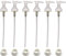Creative Hobbies White Plastic Lotion Soap Dispenser Pumps with Glue On Screw Collars, Replacements for Soap and Lotion Pumps, Mason Jar Pumps or Bottles and DIY Crafts - 6 Sets