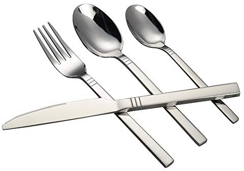 Fosly 48 Pieces Cutlery Set, Table Dinner Cutlery Sets of 12, Stainless Steel