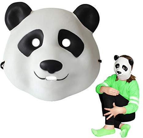 Deluxebase Wild Faces - Panda Sichere Schaumtiermasken für Kinder