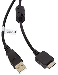 vhbw câble de données USB (type A sur lecteur MP3) câble de chargement compatible avec Sony Walkman NWZ-S615FRED lecteur MP3 - noir, 150cm