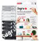 Sugru by tesa - Formbarer Allzweckkleber, 8er-Pack, 8 x 3,5 g, Schwarz, Weiß & Grau - vielseitige Klebeknete - zum Reparieren, Kleben und zum Befestigen ohne Bohren